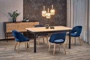 FLORIAN table artisan oak/black DIOMMI V-PL-FLORIAN-ST-ARTISAN/CZARNY