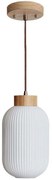 Φωτιστικό Οροφής VK/03328/PE/NW Φ20x41cm E27 20W Natural-White VKLed