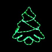 "TREE" 72 LED ΣΧΕΔΙΟ 3m ΜΟΝΟΚΑΝΑΛ ΦΩΤΟΣΩΛ GREEN IP44 44x51cm 1.5m ΚΑΛΩΔ ACA X0818519