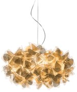 Φωτιστικό Οροφής Clizia Mama Non Mama 53cm E27 2x12W Gold - Transparent Wire Slamp Cristalflex