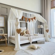 Κουρτίνα Οροφής Bianco Bed  White Luletto