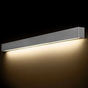 Φωτιστικό Τοίχου Straight Wall Led L 9615 Silver Nowodvorski Μέταλλο