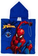 Παιδικό Πόντσο (50x100) Dimcol Spider-Man 95 Blue