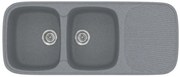 Sanitec Classic 300 Metallic Silver Νεροχύτης 80cm