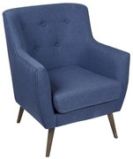 Πολυθρόνα ARM220 Blue 68x70x82cm Espiel Fabric