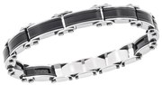 Βραχιόλι Senza Men&#039;s Steel Double Face