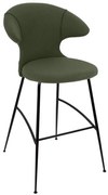 Σκαμπό Μπάρ Time Flies 590-05C5912-3 51x56x112cm Racing Green-Black Umage