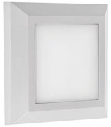 Απλίκα Φωτιστικό Τοίχου LED 3W 3CCT IP65 25x25cm Slim Pro Eurolamp 145-52084 Λευκό