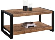 ΤΡΑΠΕΖΙ ΣΑΛΟΝΙΟΥ GATLIN  ΑΠΟ ΜΑΣΙΦ ΞΥΛΟ MANGO 100x45x45,5Υ εκ.