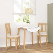 Καρέκλες τραπεζαρίας με μαξιλάρια 2 τεμάχια από μασίφ ξύλο