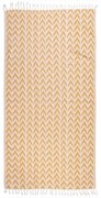 Πετσέτα Θαλάσσης - Παρεό 3685 Ochre-Ivory Greenwich Polo Club Θαλάσσης 80x180cm 100% Cotton