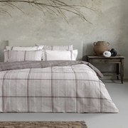 Παπλωματοθήκη Liaison (Σετ 2τμχ) Beige Nima Μονό 160x240cm 100% Cotton