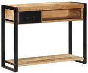 vidaXL Τραπέζι κονσόλας 100x35x75 cm Στερεό ακατέργαστο ξύλο Mango