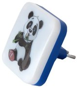KIDDO 202-0007 Παιδικό Φωτιστικό Νυκτός LED 1W 95lm 360° AC220-240V IP20 Ψυχρό Λευκό 6000K-Μ5.5 x Π5.5 x Υ8cm-2 Χρό Globostar 202-0007
