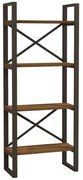 Ραφιέρα Δαπέδου Alaro 835PUQ3625 66x32x150cm Walnut