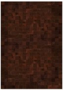 Δερμάτινο Χειροποίητο Χαλί Skin 10 Brown