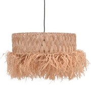 Κρεμαστό Φωτιστικό Οροφής Annhele Inart sisal σε φυσικό Φ50x35εκ 339-000015 339-000015 Μπεζ