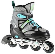 Αυξομειούμενα Πατίνια Roller NA 10602A INLINE SKATES NILS EXTREME ΜΑΥΡΟ-SMALL (31-34)
