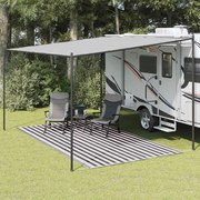 vidaXL Χαλί Σκηνής Ανθρακί / Λευκό 250 x 350 εκ.