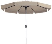 Madison Ομπρέλα Κήπου Flores Luxe Στρογγυλή Εκρού 300 εκ. 418779
