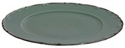 Πιατέλα Οβάλ Liana Rim TLU160K6 Φ30cm Green Espiel Πορσελάνη