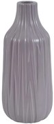 Βάζο Ανάγλυφο 832798 15x15x37,5cm Grey Ankor Ceramic