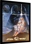 Κορνιζαρισμένη αφίσα Star Wars 40th Anniversary - New Hope Art