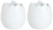 Βάζα Eggs (Σετ 2Τμχ) RD0016618 Φ5x5,5cm White Raeder