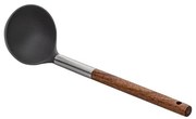 Estia Κουτάλα Βαθιά Stone PBT Νάυλον 30cm Με Ξύλινη Λαβή 01-2626