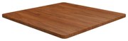 vidaXL Επιφάνεια Τραπεζιού Τετράγωνη Σκ. Καφέ 80x80x2,5 εκ. Ξύλο Δρυς