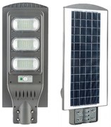 Ηλιακό Φωτιστικό Δρόμου Κεφαλή LED 90W Μαύρο ΙΡ65 Ανιχνευτής Κίνησης Τηλεχειριστήριο 22245 Interlight-22245-Μαύρο 22245