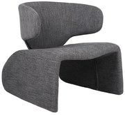 Πολυθρόνα ArteLibre HIMALIA Γκρι Ύφασμα/Μέταλλο/Ξύλο 73x78x75cm