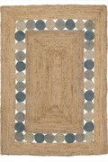 Χαλί Delhi BR-10012 Beige-Blue New Plan 200X290cm