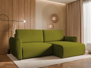 Γωνιακός καναπές Goya Slim-Prasino