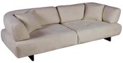 Καναπές Τριθέσιος Anemon Μπουκλέ 783-4205 240x85x70cm Beige