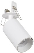 Σποτ Χωνευτό Μονόφωτο 1xGU10 Ø57x90xH151mm Κοπή  Ø48mm Λευκό Viokef Stage 4241000