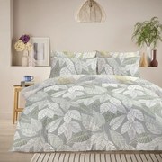 Σεντόνια 833 (Σετ 4τμχ) Grey-Green Viopros Υπέρδιπλο 240x270cm Βαμβάκι-Πολυέστερ