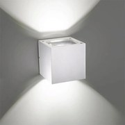 Φωτιστικό Τοίχου - Απλίκα Sole LD0127B3 12x12cm Led 2x10W 3000K IP54 White Zafferano