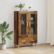 vidaXL Highboard Παλιό Ξύλο 70 x 31 x 115 εκ Επεξεργασμένο ξύλο