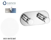 Άγκιστρο Διπλό Sanco Ergon White Matt 0646-M101