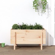 vidaXL Ζαρντινιέρα Υπερυψωμένη 101 x 50 x 57 εκ. από Μασίφ Ξύλο Πεύκου
