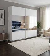 Ντουλάπα Συρόμενη Delta II-180 x 61 x 210 εκ.-Λευκό