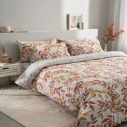 Παπλωματοθήκη Φανελένια Aspa-1 (Σετ 2τμχ) Orange Vesta Home Μονό 170x240cm 100% Βαμβακερή Φανέλα