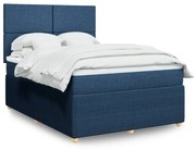 ΚΡΕΒΑΤΙ BOXSPRING ΜΕ ΣΤΡΩΜΑ ΜΠΛΕ 160X200 ΕΚ. ΥΦΑΣΜΑΤΙΝΟ 3294406