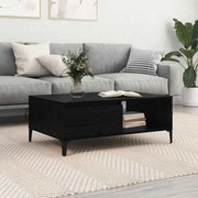 vidaXL Τραπεζάκι σαλονιού Μαύρη δρυς 90 x 60 x 35 cm