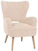 Πολυθρόνα - Μπερζέρα Mylie Μπουκλέ HM8394.23 67x75x93cm White