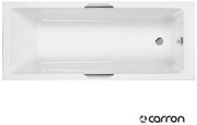 CARRON Quantum Integra Carronite Μπανιέρα ακρυλική WHITE 170x70cm 228Lt