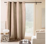 Κουρτίνα Υψηλής Σκίασης Winona Douceur d'intérieur με τρουκς και διαστάσεις 140x260cm - Sand