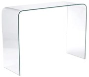 GLASSER Κονσόλα Διάφανο Γυαλί 12mm  110x35x75cm [-Clear-] [-Bent Glass - Γυαλί-] ΕΜ723