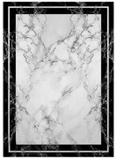Χαλάκι Κουζίνας Hmnt404 102HFT4678 White-Grey-Black Conceptum Hypnose 50X80 Πολυέστερ